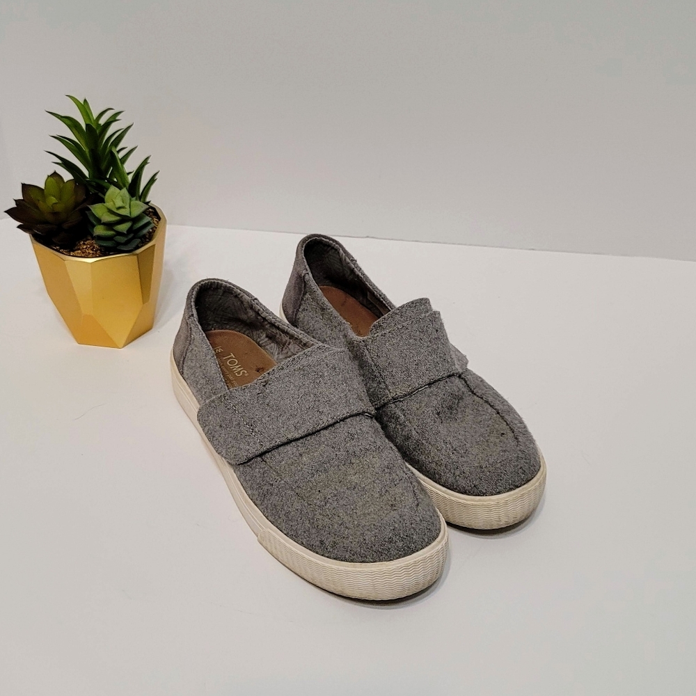 TOMS Wool Suede Altair Slip on Sneakers - Picture 2 of 5